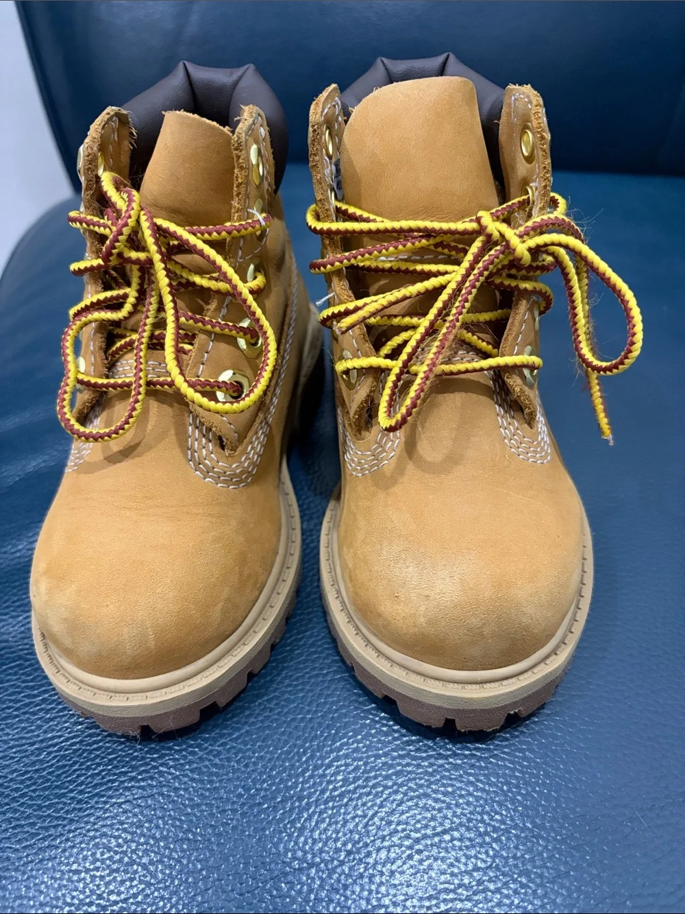Timberland Kids Wheat/Tan Lace-Up Work Boots